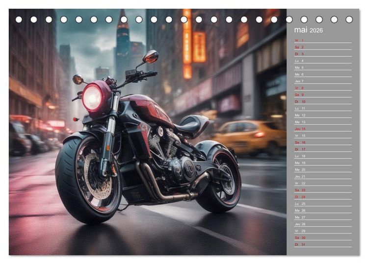 Produktbild: Une vision audacieuse de la mobilit&eacute; (Calendrier de bureau 2026 DIN A5 vertical), CALVENDO calendrier mensuel