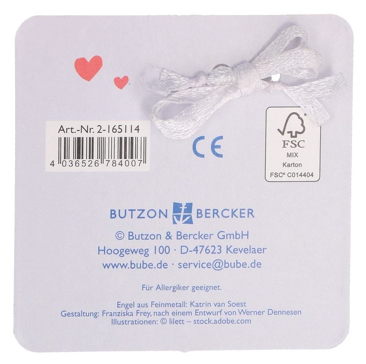 Produktbild: Engelfigur aus Metall - Ein liebes Dankesch&ouml;n