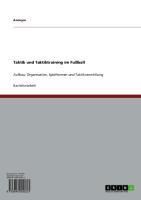 Produktbild: Taktik und Taktiktraining im Fu&szlig;ball