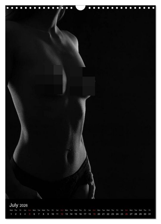 Produktbild: Erotic Silhouettes / UK-Version (Wall Calendar 2026 DIN A3 portrait), CALVENDO 12 Month Wall Calendar