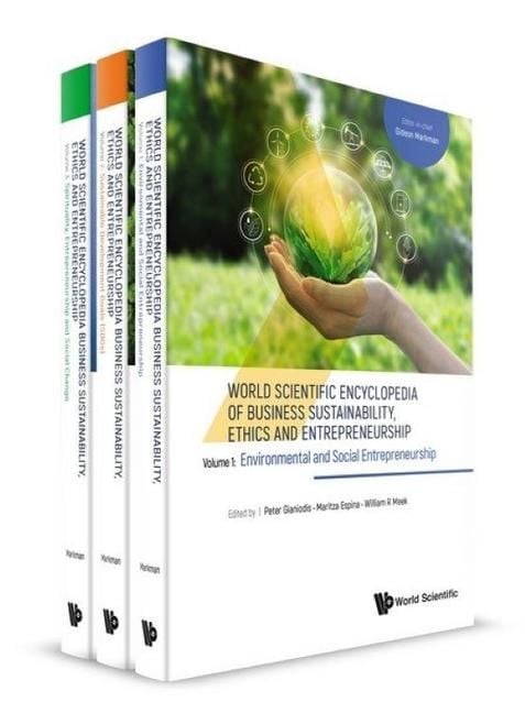 Produktbild: World Scientific Encyclopedia of Business Sustainability, Ethics and Entrepreneurship (in 3 Volumes)