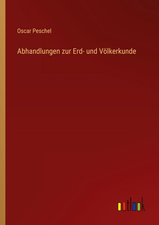 Produktbild: Abhandlungen zur Erd- und V&ouml;lkerkunde