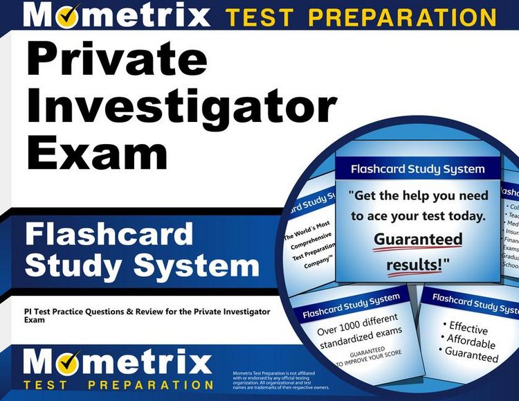 Produktbild: Private Investigator Exam Flashcard Study System