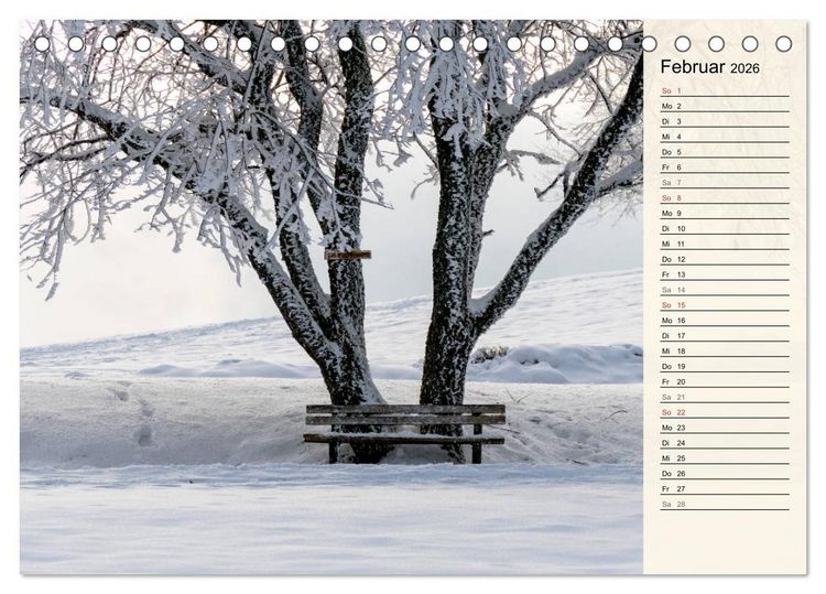 Produktbild: Auf Schusters Rappen... S&uuml;dlicher Oberrhein und S&uuml;dschwarzwald (Tischkalender 2026 DIN A5 quer), CALVENDO Monatskalender