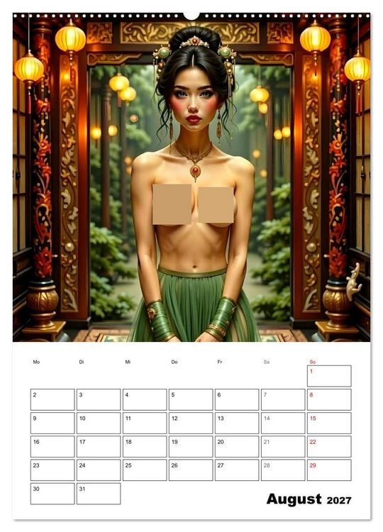 Produktbild: T&ouml;chter der alten G&ouml;tter (hochwertiger Premium Wandkalender 2027 DIN A2 hoch), Kunstdruck in Hochglanz