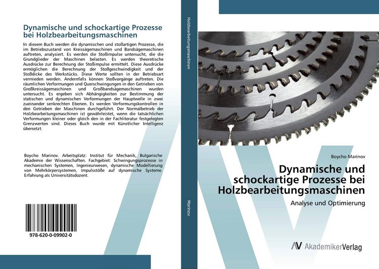 Produktbild: Dynamische und schockartige Prozesse bei Holzbearbeitungsmaschinen