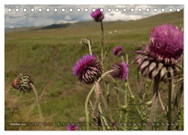 Produktbild: Mongolei - weites Land (Tischkalender 2026 DIN A5 quer), CALVENDO Monatskalender