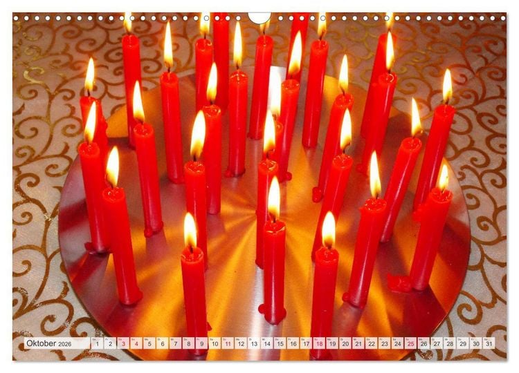 Produktbild: Kerzenlicht (Wandkalender 2026 DIN A3 quer), CALVENDO Monatskalender