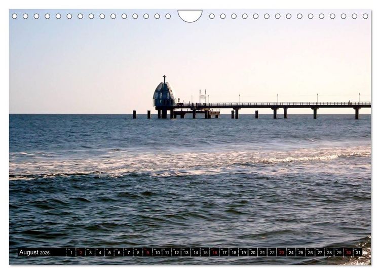 Produktbild: USEDOM - Seeb&auml;der und Naturparadies (Wandkalender 2026 DIN A4 quer), CALVENDO Monatskalender