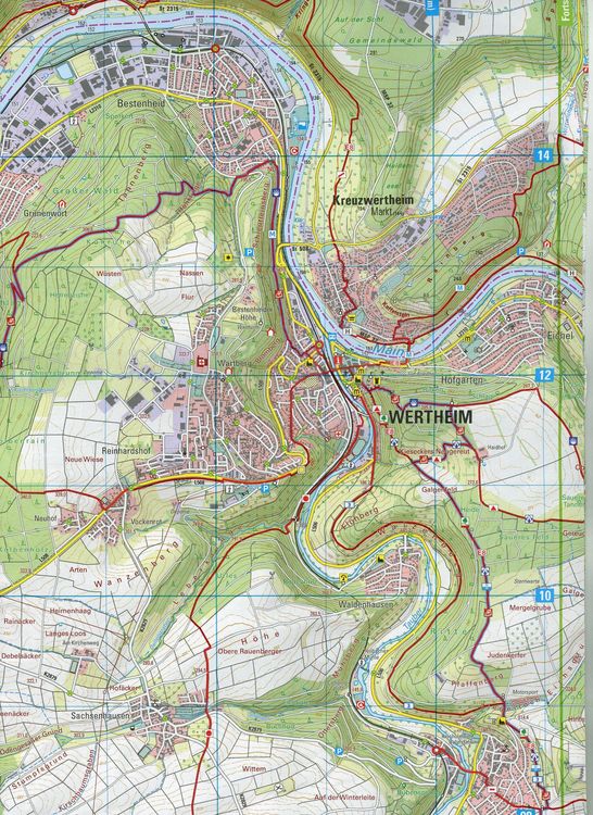 Produktbild: Wanderkarte 1:25 000 Wertheim