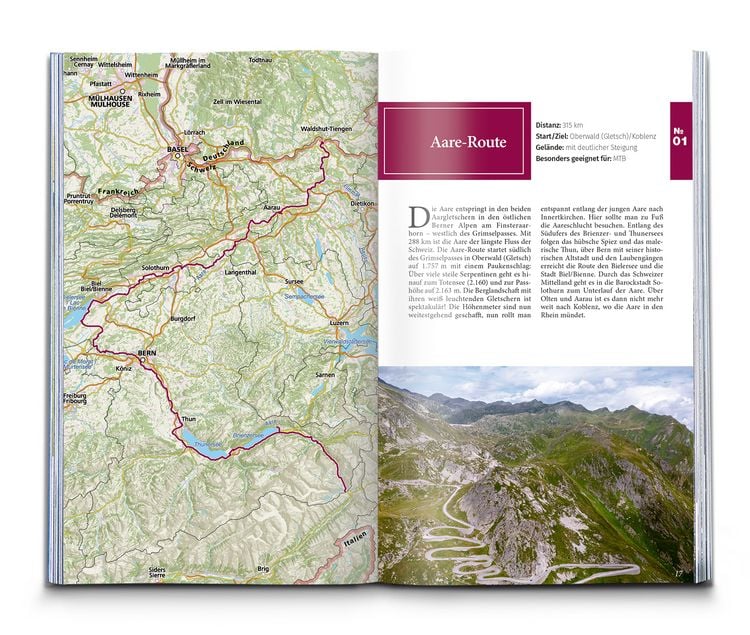 Produktbild: KOMPASS Radfernwege quer durch die Alpen