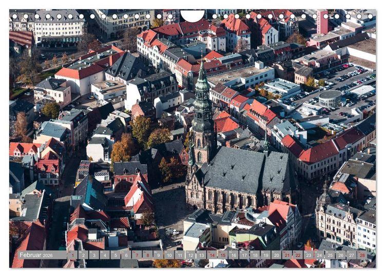 Produktbild: Zwickau und das Tal der Mulde (Wandkalender 2026 DIN A4 quer), CALVENDO Monatskalender