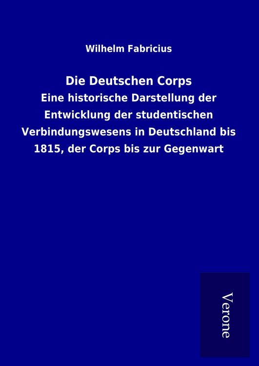 Produktbild: Die Deutschen Corps