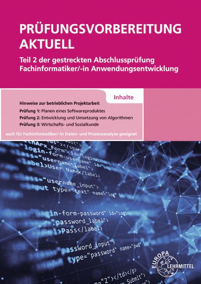 Produktbild: Prüfungsvorbereitung aktuell Teil 2 der gestreckten Abschlussprüfung