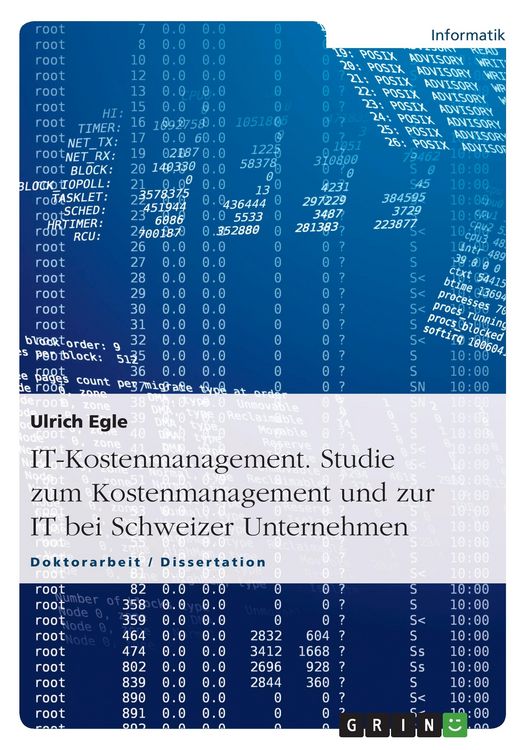 Produktbild: IT-Kostenmanagement. Studie zum Kostenmanagement und zur IT bei Schweizer Unternehmen