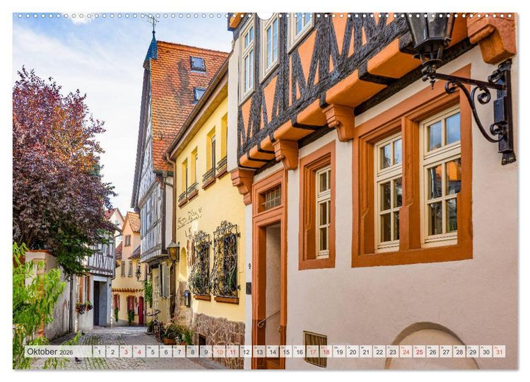 Produktbild: Aschaffenburg Impressionen (hochwertiger Premium Wandkalender 2026 DIN A2 quer), Kunstdruck in Hochglanz