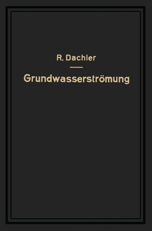 Produktbild: Grundwasserstr&ouml;mung