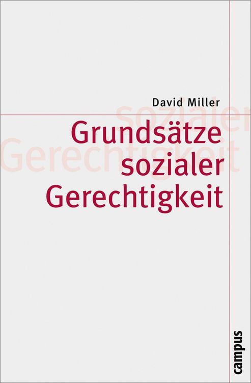 Produktbild: Grundsätze sozialer Gerechtigkeit