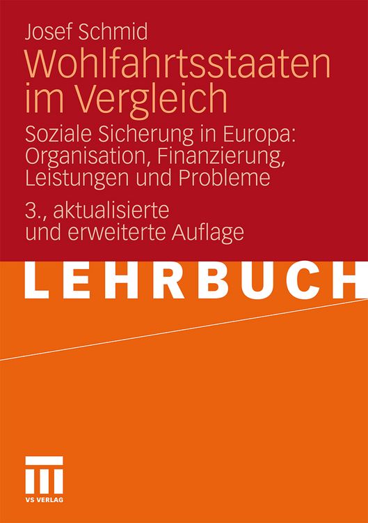 Produktbild: Wohlfahrtsstaaten im Vergleich