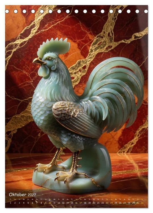 Produktbild: ZODIAK JADE IMPERIAL (Tischkalender 2027 DIN A5 hoch), CALVENDO Monatskalender