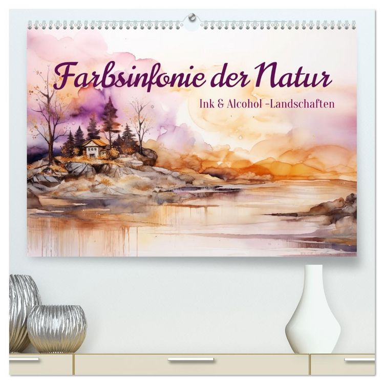 Produktbild: Farbsinfonie der Natur (hochwertiger Premium Wandkalender 2026 DIN A2 quer), Kunstdruck in Hochglanz