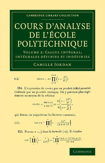 Produktbild: Cours D'Analyse de L'Ecole Polytechnique