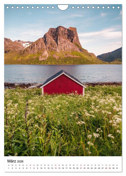 Produktbild: Norwegen - Eine Reise durch das skandinavische Land. (Wandkalender 2026 DIN A4 hoch), CALVENDO Monatskalender