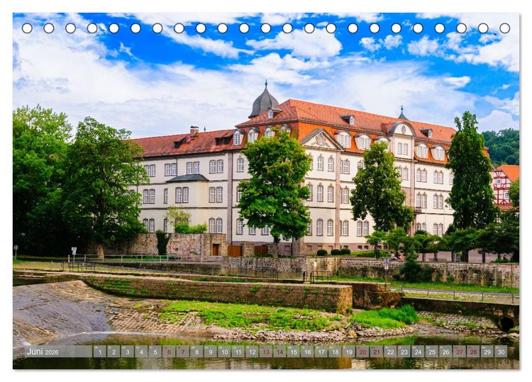 Produktbild: Ein Blick auf Rotenburg an der Fulda (Tischkalender 2026 DIN A5 quer), CALVENDO Monatskalender