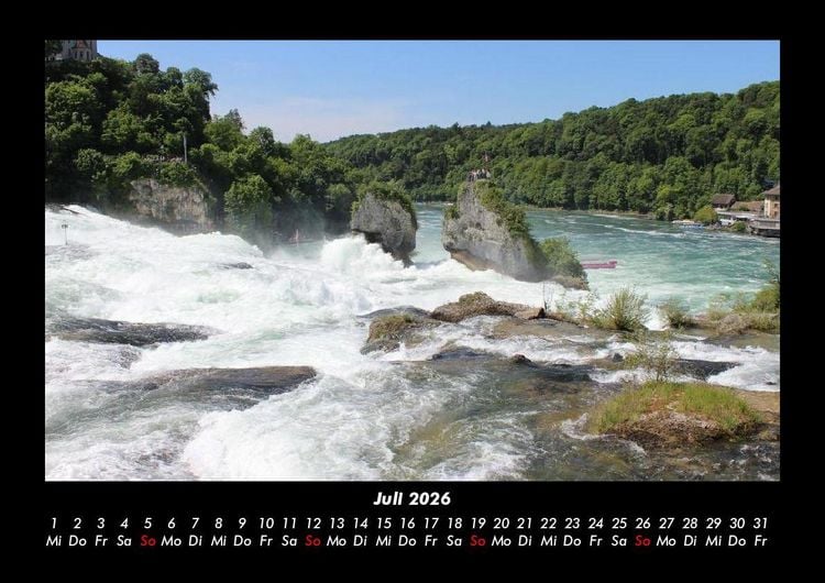 Produktbild: Wasserf&auml;lle 2026 Fotokalender DIN A3