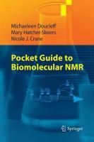 Produktbild: Pocket Guide to Biomolecular NMR