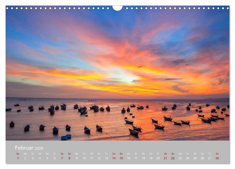 Produktbild: VIETNAM - Im Land des aufsteigenden Drachens (Wandkalender 2026 DIN A3 quer), CALVENDO Monatskalender