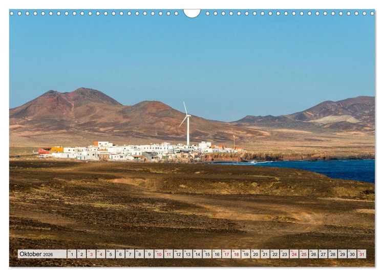Produktbild: Fuerteventura Sand und bunte Farben (Wandkalender 2026 DIN A3 quer), CALVENDO Monatskalender