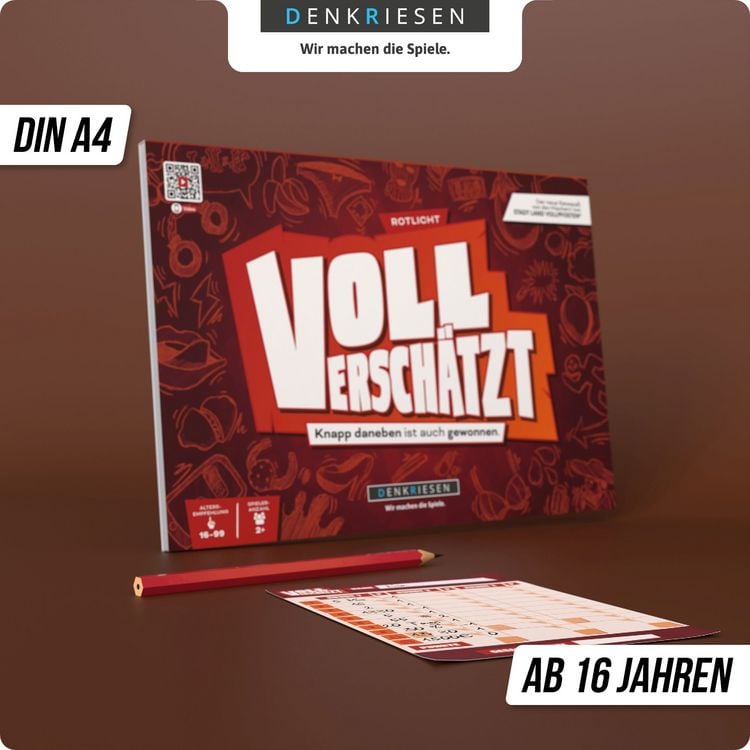 Produktbild: DENKRIESEN - VOLL VERSCH&Auml;TZT! Rotlicht Edition - "Knapp daneben ist auch gewonnen."