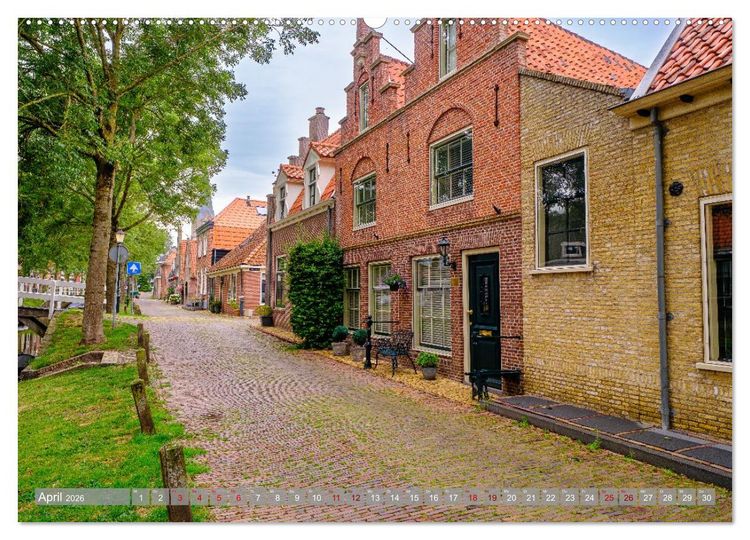 Produktbild: Ein Blick auf Medemblik (hochwertiger Premium Wandkalender 2026 DIN A2 quer), Kunstdruck in Hochglanz
