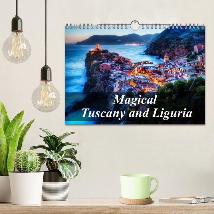 Produktbild: Magical Tuscany and Liguria (Wall Calendar 2026 DIN A4 landscape), CALVENDO 12 Month Wall Calendar