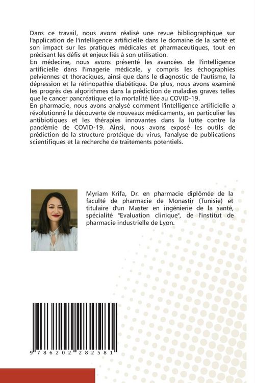 Produktbild: Applications de l'intelligence artificielle en sant&eacute;
