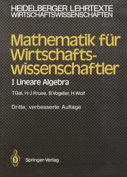 Produktbild: Mathematik f&uuml;r Wirtschaftswissenschaftler