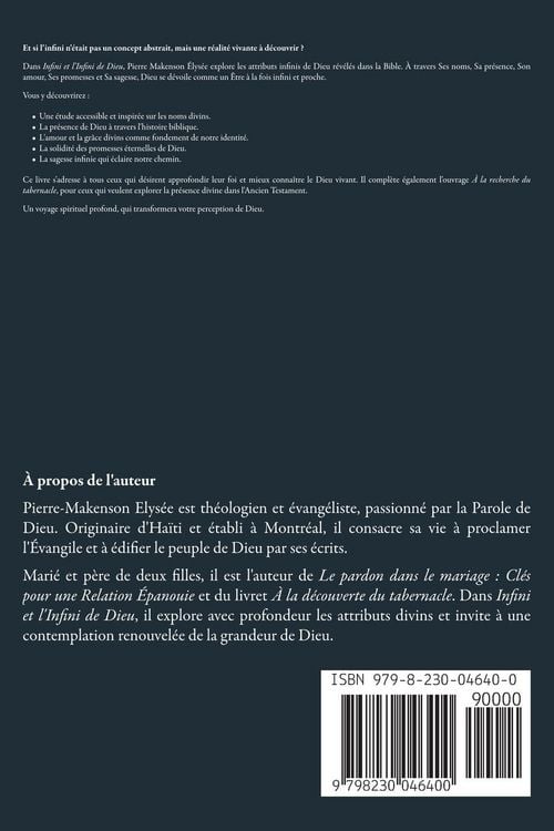 Produktbild: Infini et l'Infini de Dieu