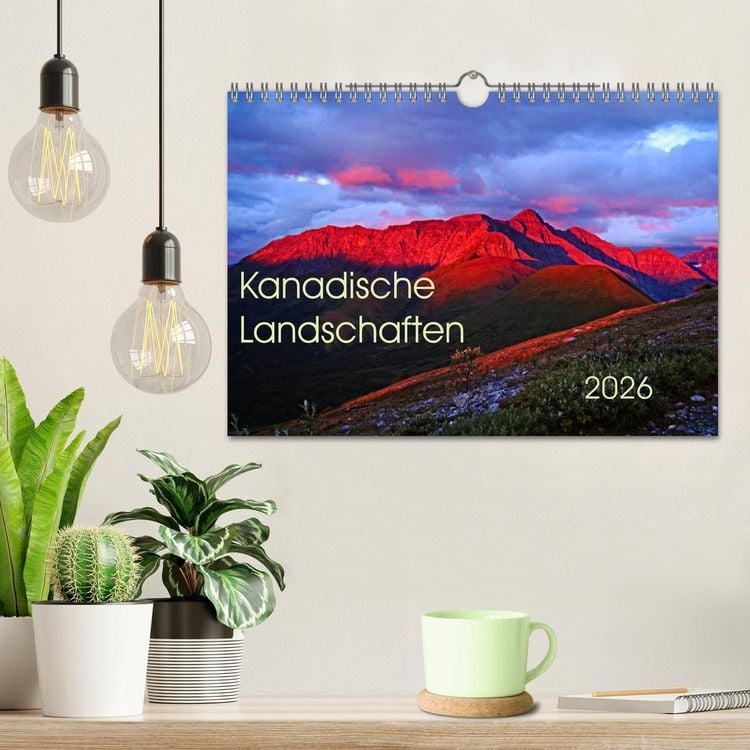 Produktbild: Kanadische Landschaften 2026 (Wandkalender 2026 DIN A4 quer), CALVENDO Monatskalender