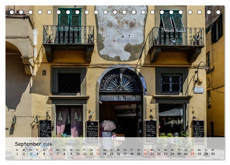 Produktbild: Bezauberndes Lucca (Tischkalender 2026 DIN A5 quer), CALVENDO Monatskalender