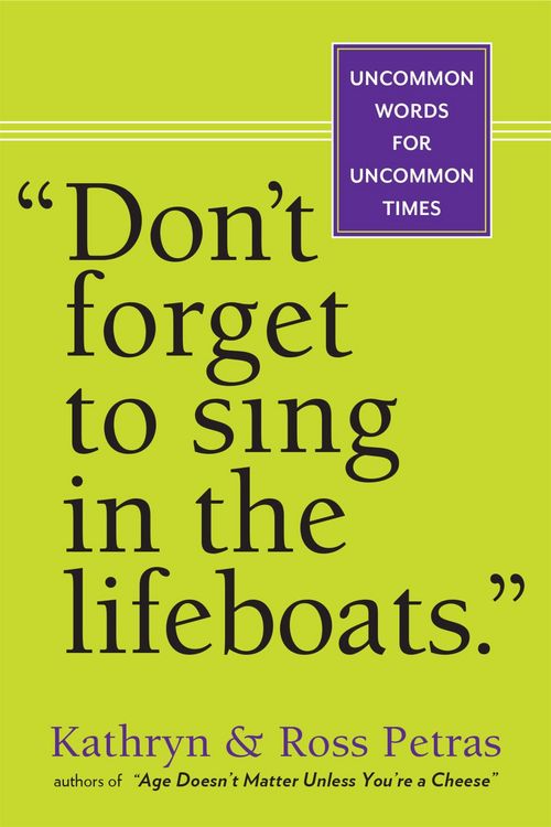 Produktbild: "Don't Forget to Sing in the Lifeboats"
