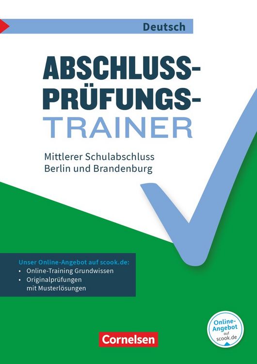 Produktbild: Abschlusspr&uuml;fungstrainer Deutsch 10. Schuljahr - Berlin und Brandenburg - Mittlerer Schulabschluss