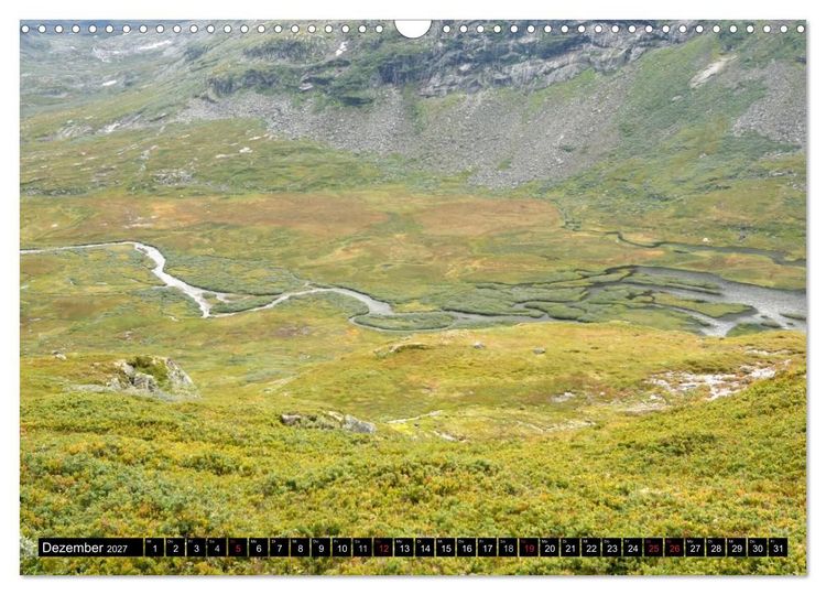 Produktbild: Streifzug durch Norwegens Hardangervidda (Wandkalender 2027 DIN A3 quer), CALVENDO Monatskalender
