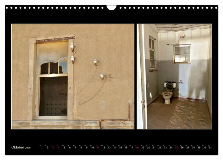 Produktbild: Geisterstadt Kolmannskuppe (Wandkalender 2026 DIN A3 quer), CALVENDO Monatskalender