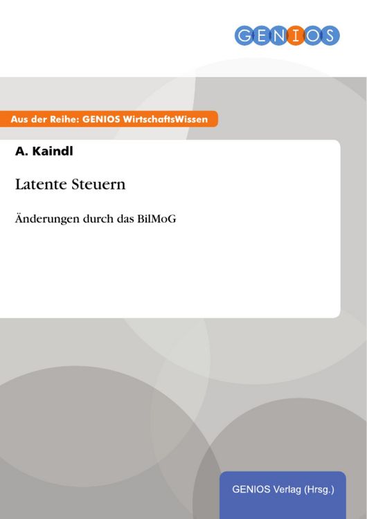 Produktbild: Latente Steuern