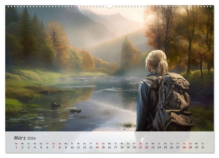 Produktbild: Die Stille des Nordens (hochwertiger Premium Wandkalender 2026 DIN A2 quer), Kunstdruck in Hochglanz