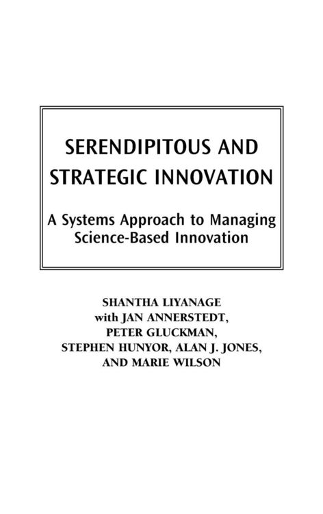 Produktbild: Serendipitous and Strategic Innovation