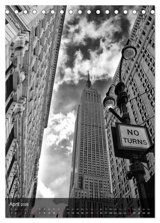 Produktbild: New York - The Big Apple (Tischkalender 2026 DIN A5 hoch), CALVENDO Monatskalender