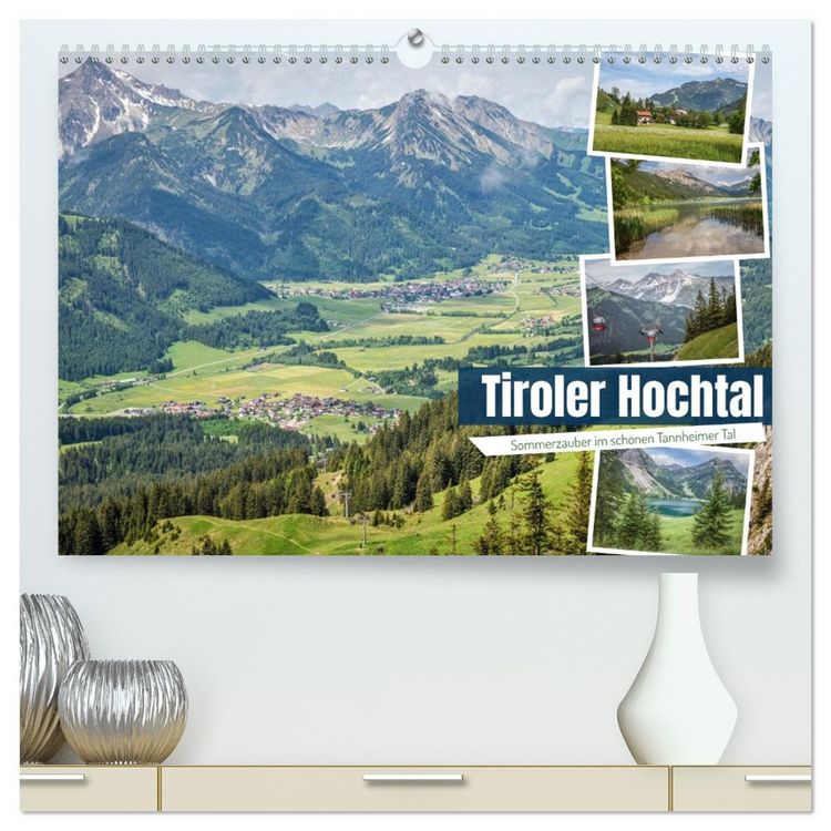Produktbild: Tiroler Hochtal (hochwertiger Premium Wandkalender 2026 DIN A2 quer), Kunstdruck in Hochglanz