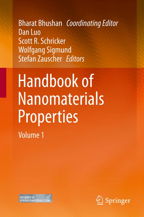 Produktbild: Handbook of Nanomaterials Properties
